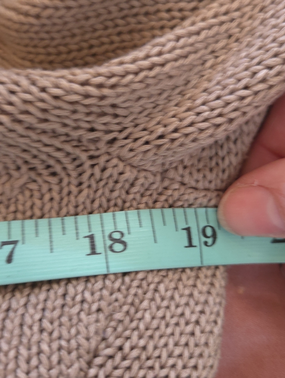 Mexx | Taupe Scallop-Edged Open Cardigan, Size XS - Picture 5 of 8